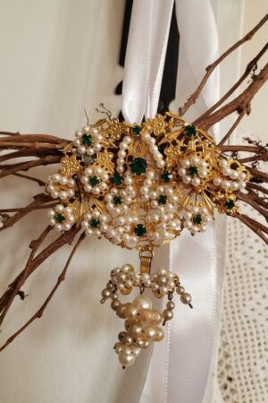 Couronne esprit joyau – création faite main, Fleur et Chuchotement