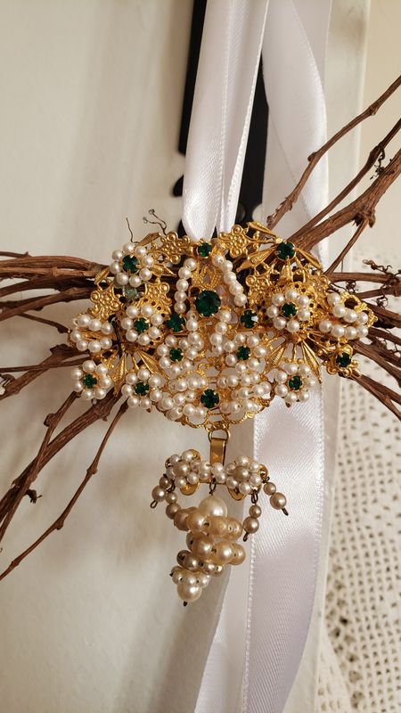 Couronne esprit joyau – création faite main, Fleur et Chuchotement