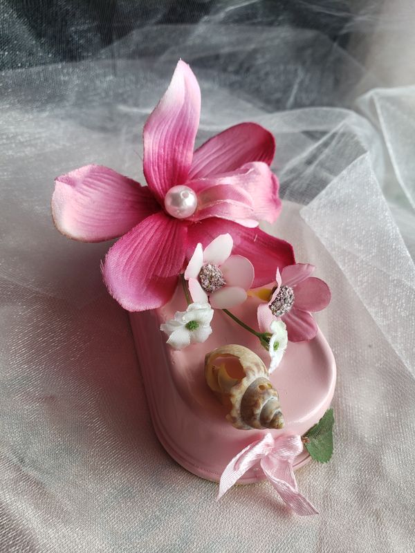 Boîte mignonne miniature – création faite main, Fleur et Chuchotement