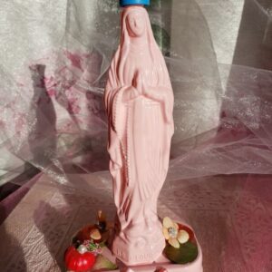 STATUE VIERGE ROSE 6